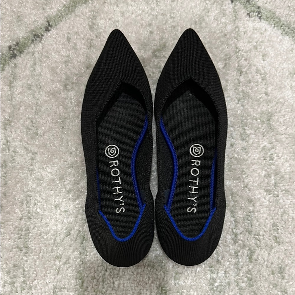 Rothy's The Point in Black 7.5
